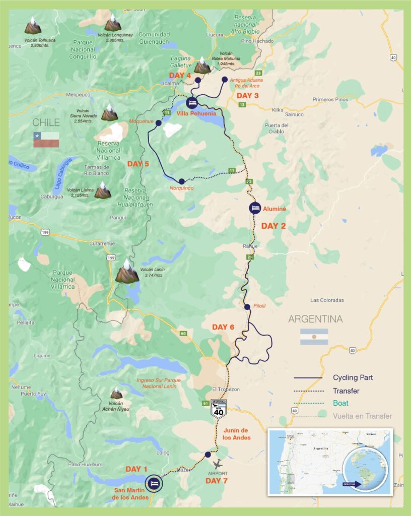 Tour Map — Volcano Region Route
